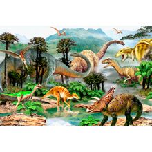 Dinoscape Mural Wallpaper