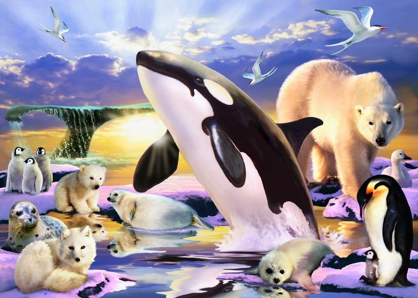Polar-Kingdom-Mural-Wallpaper
