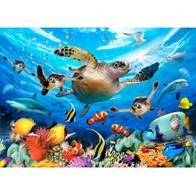 Journey of the Sea Turtles Wall Mural
