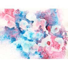 Transcendent Blues And Pinks Wall Mural