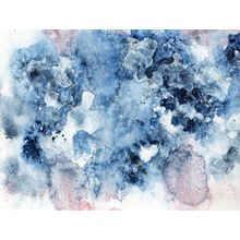 Transcendent in Dark Blue Wall Mural