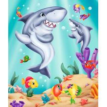 Shark Dance Wall Mural