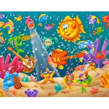 Musical Fish Wall Mural