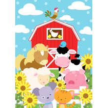 Farm Friends Wall Mural