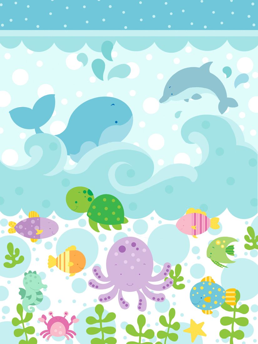 Undersea Friends Wall Mural - Murals Your Way