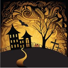 Halloween Night Mural Wallpaper