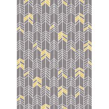 Block Print Feather Wallpaper