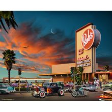 Cruisin' Bob's Wall Mural