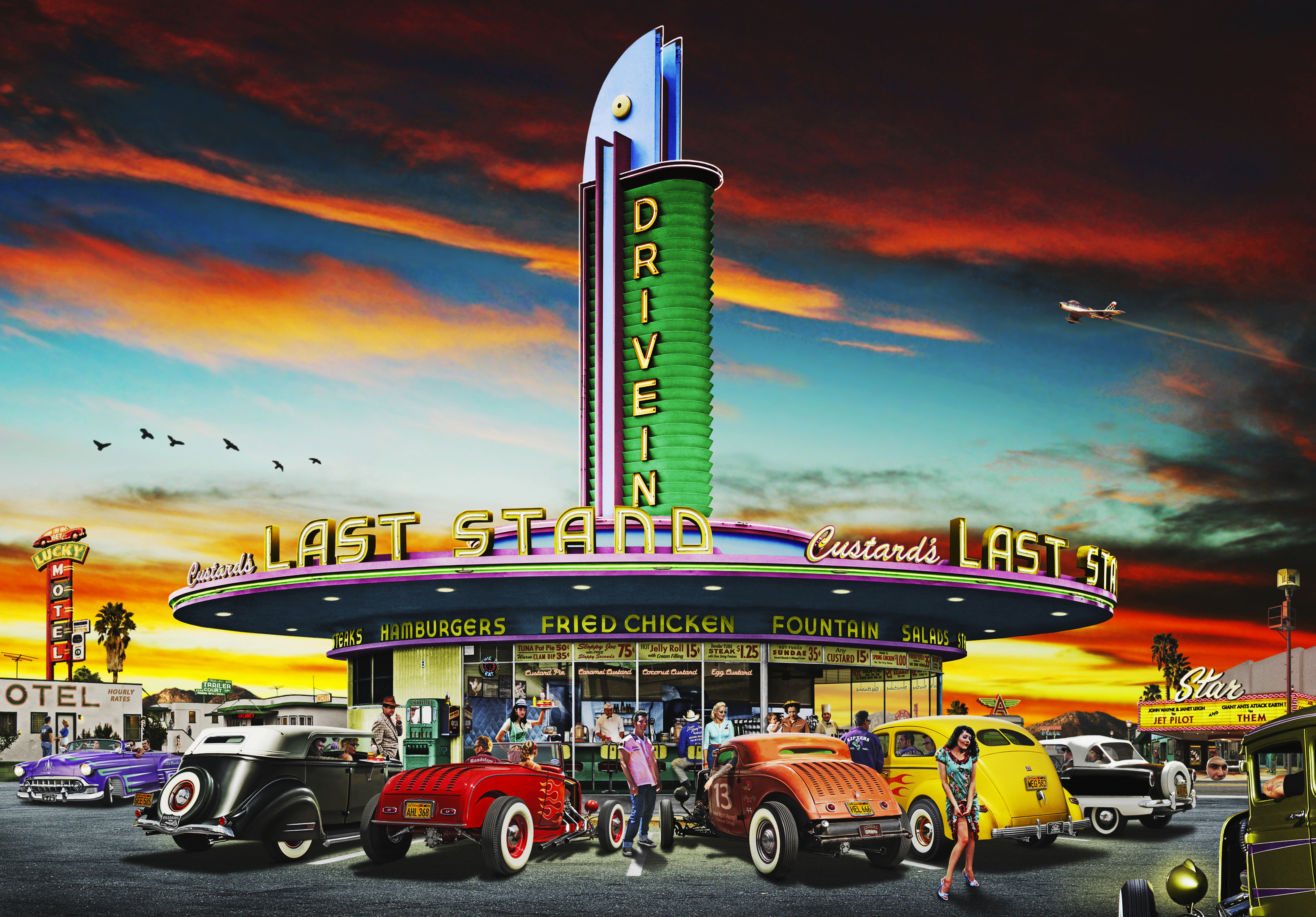 Las Vegas Sunset Wall Mural - Murals Your Way