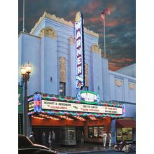 The Warner Grand Wall Mural