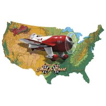 Gee Bee Sportster Map Wall Mural