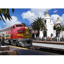 Santa Fe in San Diego Wall Mural