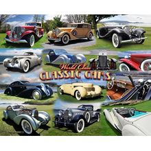 World Class Classic Cars Mural Wallpaper