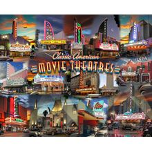 Movie Theatre Collage Wall Mural