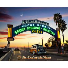 Santa Monica Pier Wall Mural