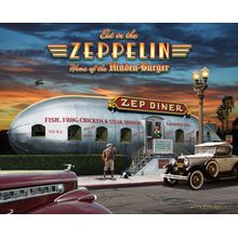Zeppelin Diner Wall Mural
