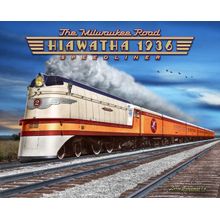1936 Hiawatha Wall Mural