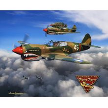 P-40 Flying Tigers Wall Mural
