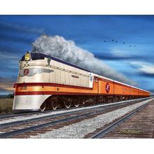 1936 Hiawatha (No Text) Wall Mural