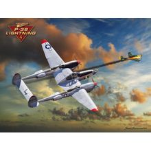 P-38 Lightning Wall Mural