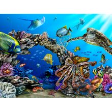 Reef Puzzle Wallpaper Mural