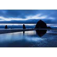 Cannon Beach Blue Hour Wall Mural