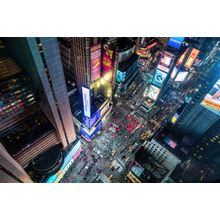 Above Times Square Wall Mural