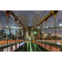 New York, Brooklyn Bridge Wall Mural