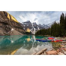 Moraine Lake Colors Wall Mural