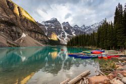 Moraine-Lake-Colors-Mural-Wallpaper