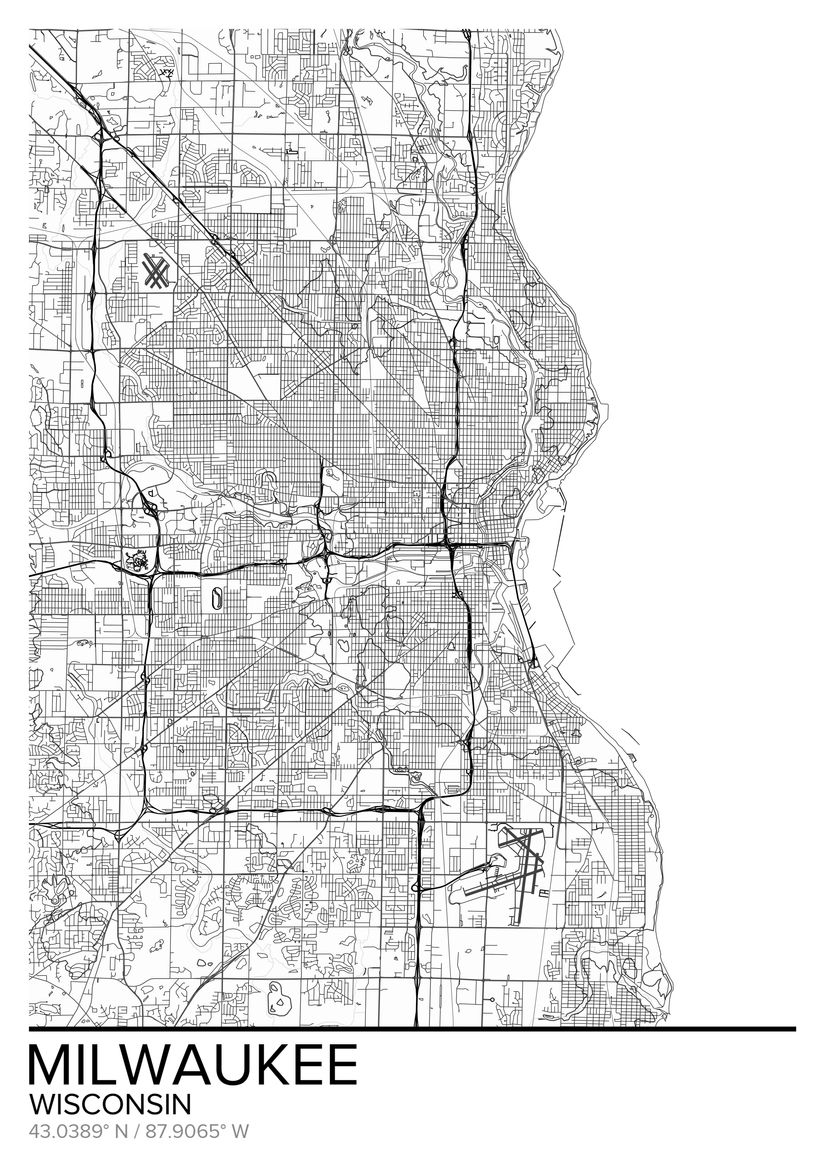 Milwaukee, WI Map Tumbler – Evelyn Henson