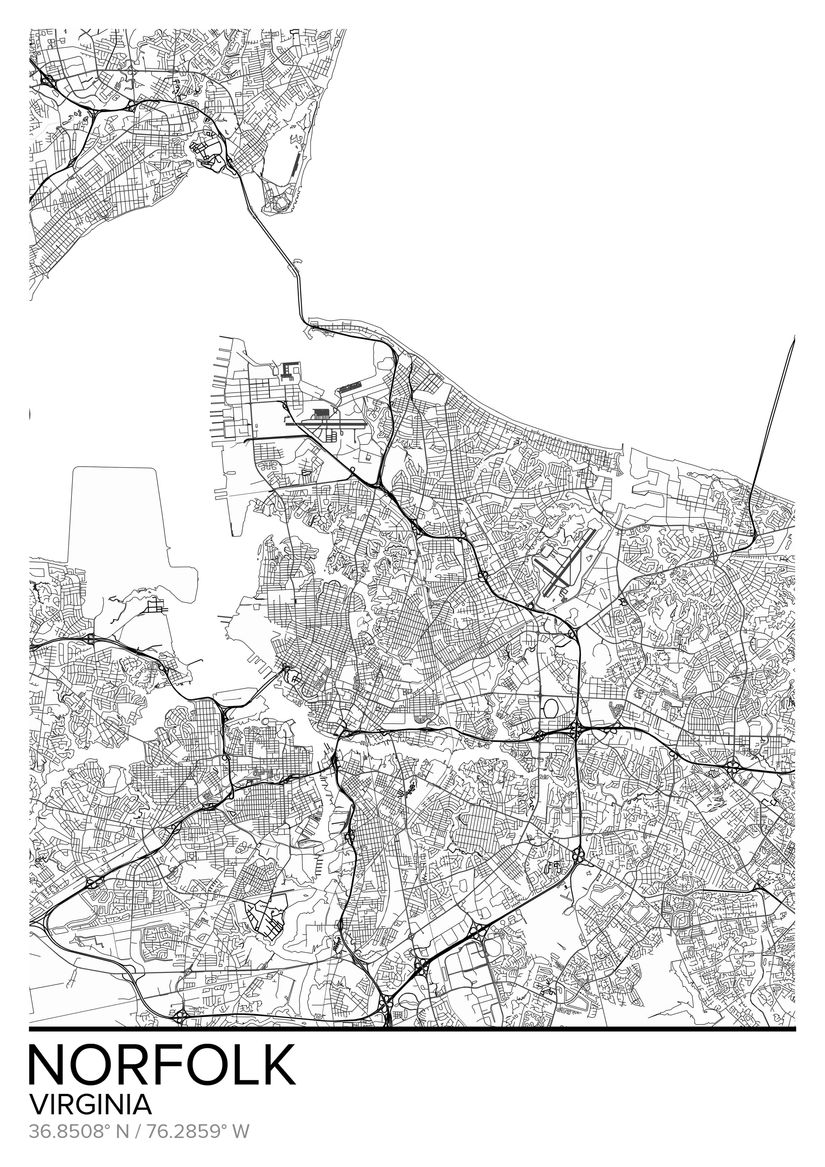 Map-Of-Norfolk-VA