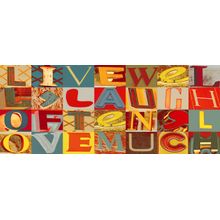 Live Well Wall Mural