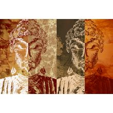 Two Buddhas Wall Mural