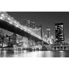 Queensboro Bridge Entering Manhattan Wall Mural