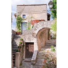 Romantic Italian Stone Village Wall Mural