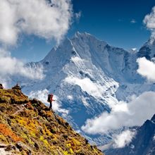 Mountain Hiking Wall Mural