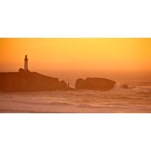 Sunset At Yaquina Bay Wall Mural