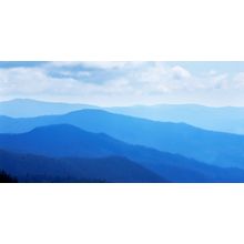 Smokey Mountain Blues Wall Mural