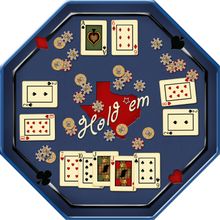 Hold'em Table Wall Mural