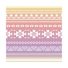 Watercolor Ombre Tribal Aztec Wallpaper