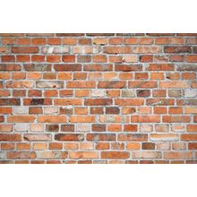 Old Weathered Red Brick Wall Mural