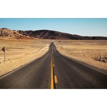 Road in Death Valley Surrounded By The Desert Mural Wallpaper