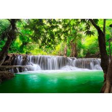 Mystical Thailand Waterfall Wall Mural