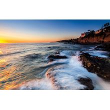 Beautiful Sunset At Victoria Beach Wall Mural
