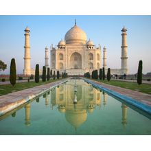 Calm Morning At Taj Mahal Wall Mural