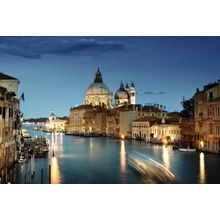 Night In Grand Canal Wall Mural