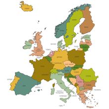 Europe 6 Wall Mural