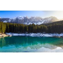 Lago Di Carezza Karersee Wall Mural