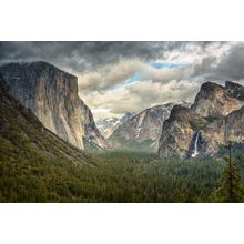 Yosemite Winter Storm Wall Mural